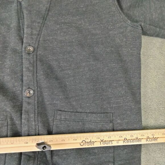 Polo Ralph Lauren Shawl Collar Fleece Cardigan Mens Large Vintage Buttons Up - Picture 7 of 11